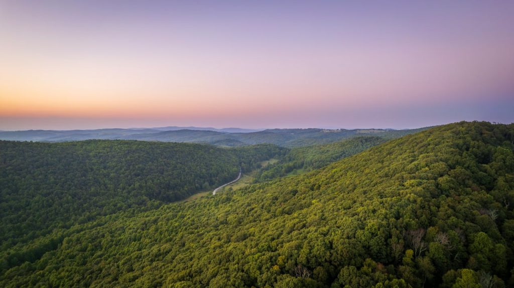 View of Virginia countryside